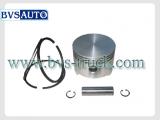 PISTON WITH RINGS